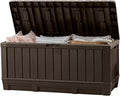 Keter Kentwood Brown 92 Gallon Resin Deck Box