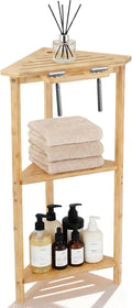 3-Tier Bamboo Corner Shower Stand