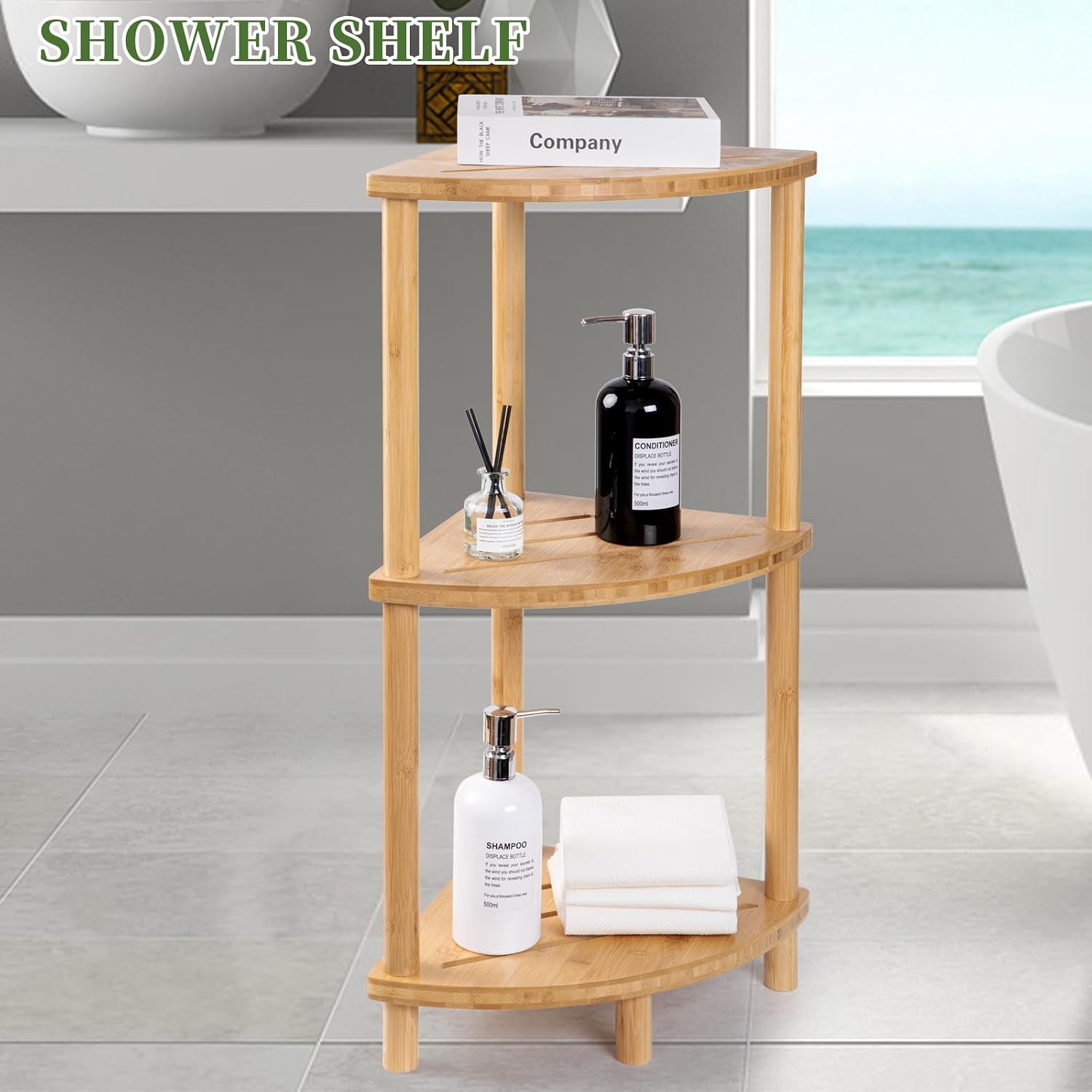 Freestanding Corner Shower Caddy