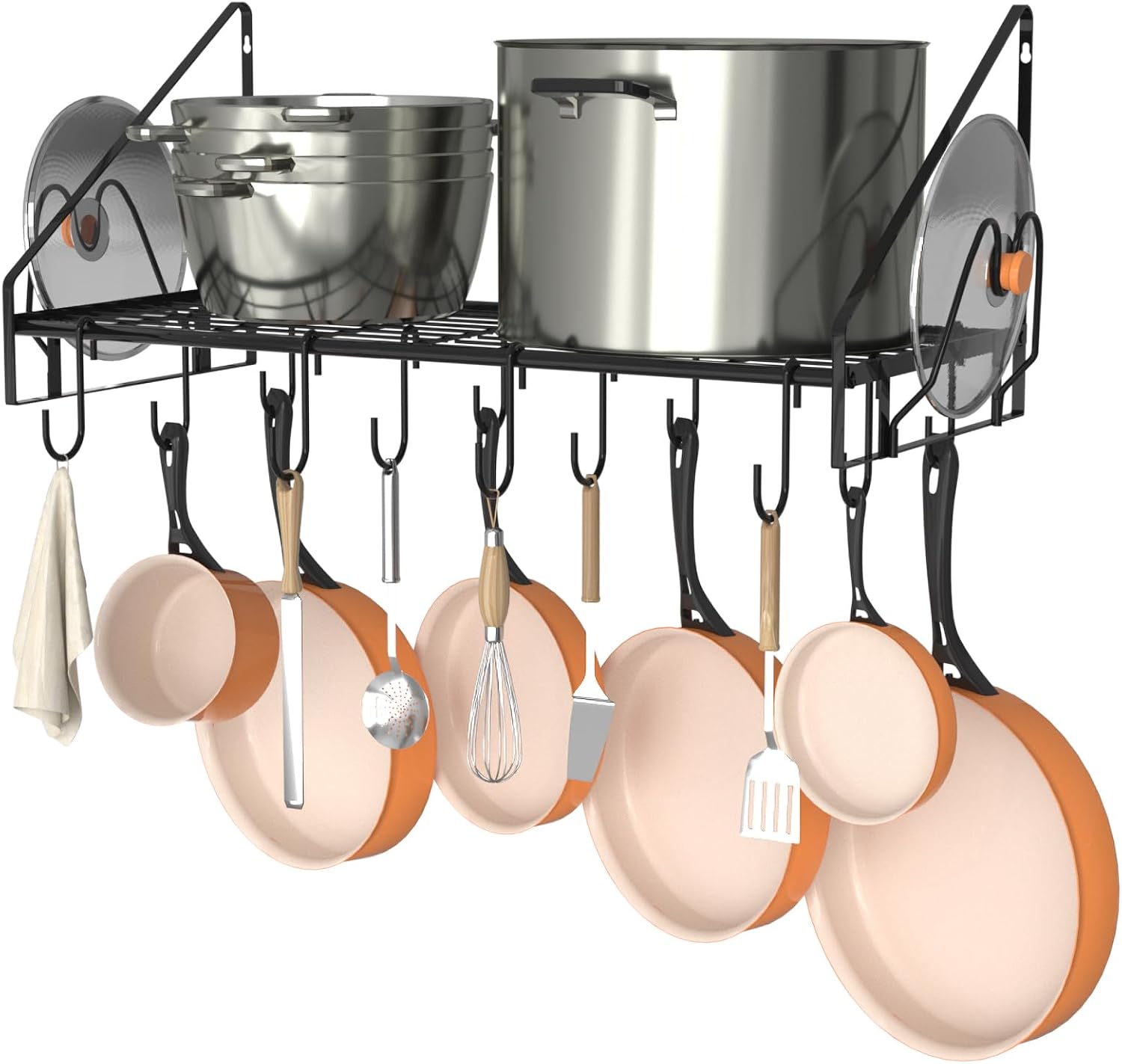 VyGrow 28 Inch Wall Mount Pot Rack
