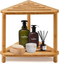 2-Tier Bamboo Corner Shower Stool