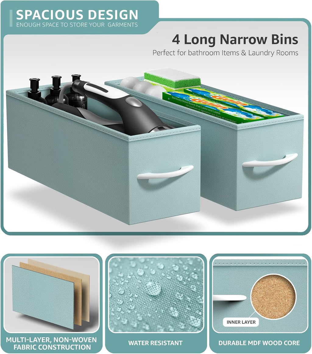 Sorbus 4-Drawer Narrow Kids Fabric Dresser