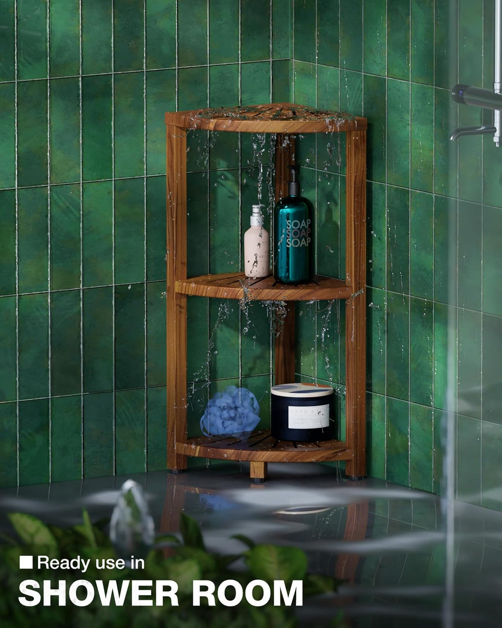 3-Tier Corner Shower Caddy Stand