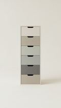 Tall linen drawer tower